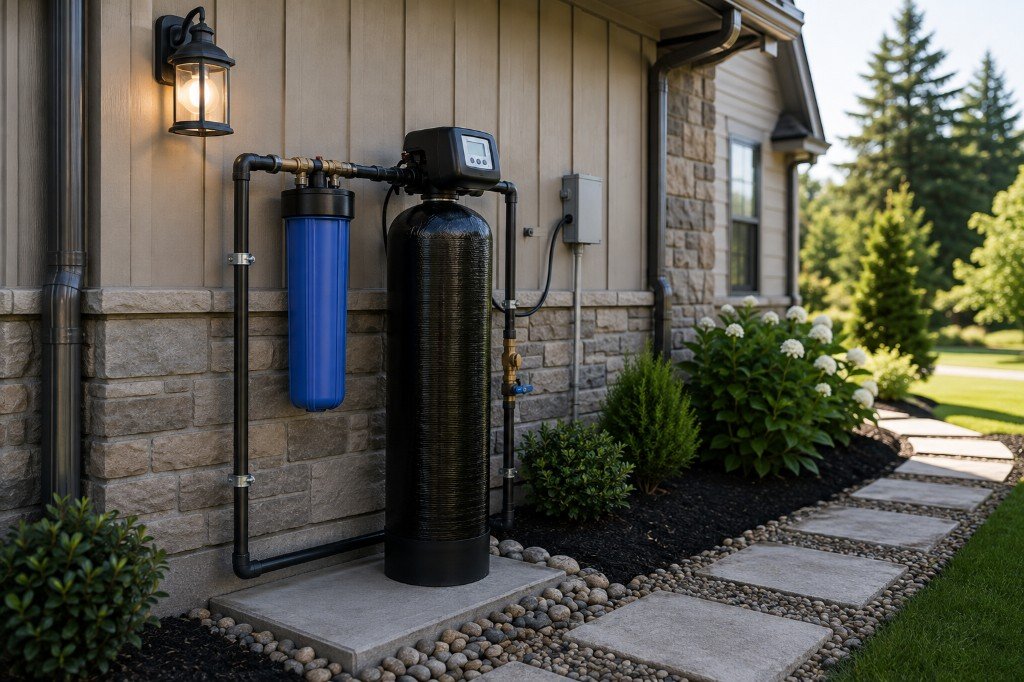 Carbon filtration equipment used for city water taste and odor treatment